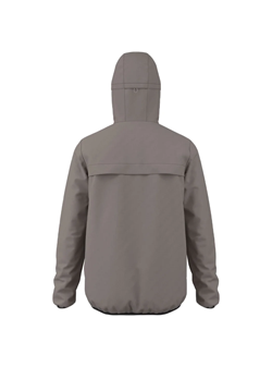 ANDREAS MAN RAIN JACKET DRIFTWOOD GOAT